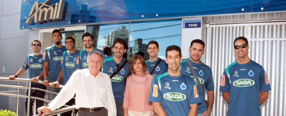 Amil visita ao patrocinador
