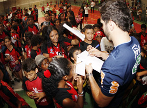 Visita ao projeto Sada Volei Sesi